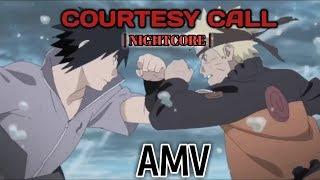 Naruto Vs Sasuke | Final Battle | AMV | Courtesy Call - Nightcore | Ultra HD(4K)