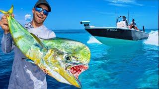 THIS is why you don't need a BIG BOAT.. Mahi Fishing in the Florida Keys