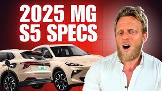 2025 MG S5 electric SUV gets 3 battery options and rear wheel drive