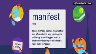 Cambridge Dictionary 'manifests' its Word of the Year