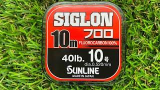 Обзор флюорокарбоновой лески Sunline Siglon Fluoro по заказу Fmagazin