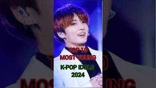 Top 10 Youngest K-pop Idols In 2024 #shorts