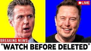 Elon Musk JUST CONFRONTED Gavin Newsom & He COMPLETELY Loses It