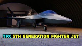 Turkish TFX 5th Generation Fighter Jet | CGI