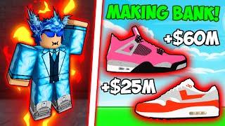 Making BANK In Sneaker Resell Simulator! Sneaker Con Hustle #32 (Roblox)