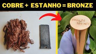 COMO FAZER BRONZE EM CASA - Fundição  De Bronze