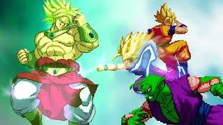 Z Broly vs SS2 Gohan( Teen)- Sprite Animation