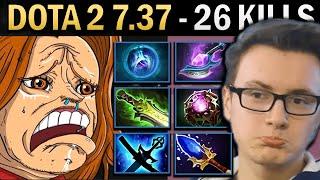 Lina Gameplay Miracle with 26 Kills and Ethereal - Dota 2 7.37