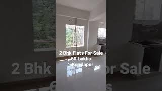 Brand New 2 Bhk Flats For Sale #kondapur #hyderabad