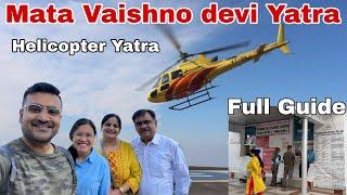 First Helicopter Ride With Family | Mata Vaishno Devi Yatra By Helicopter | Full Information