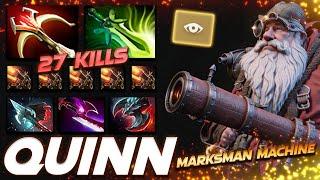 Quinn Sniper Marksman Machine - Dota 2 Pro Gameplay [Watch & Learn]