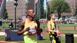 Vernon Norwood (45.4) Round 1 Heat 4 U.S Olympic T&F Trials 2024