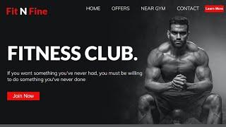 How To Create Gym Website Using HTML & CSS In Hindi | How To Make Website Using HTML & CSS In Hindi