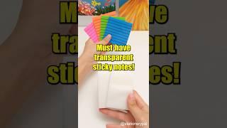 Must-have transparent sticky notes! #shorts