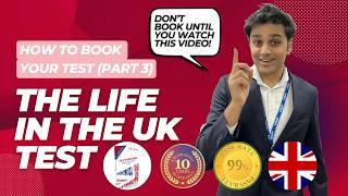 How To Book Your LIFE IN THE UK TEST (15 minutes)