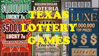 ANOTHER GREAT SESSIONTEXAS LOTTERY SCRATCH OFFS GAMES