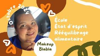 MAKEUP BLABLA: École, Mon État D’Esprit, Rééquilibrage Alimentaire