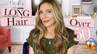 LONG Hair Over 50 | My Hair Care Routine!