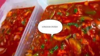 Exploring Chinese Cuisine/Homemade Schezwan Chicken/ Easy Dinner Delight