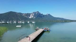 DER MONDSEE | 4K | Drohnenflug | Entspannung | Salzkammergut | RELAX | Österreich | Austria