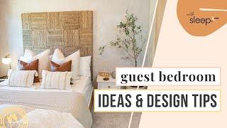 SIMPLE GUEST ROOM DECORATING IDEAS // guest bedroom ideas budget