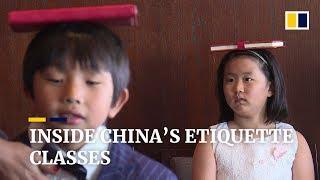 Chinese parents pay for costly etiquette classes to cultivate ‘perfect’ child