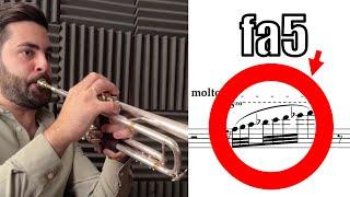 Portas for trumpet and piano (ending passage) - Ft. David Pérez