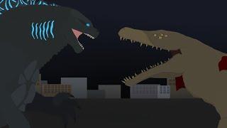 GODZILLA vs SCP 682 REMATCH | Stick Nodes Animation