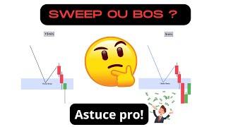 Structure de marché: SWEEP ou BOS? | FOREX | SMC