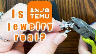 Does Temu sell real jewelry? Testing sterling silver and moissanite from Temu