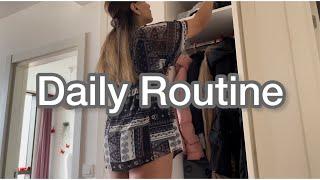 a Day in my life // First exercise, then shower and get ready ,and cooking , #ronivlog #dailyvlog