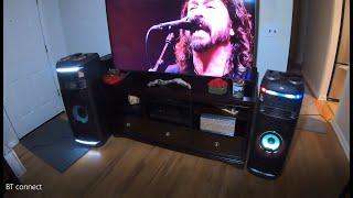 How to connect a Bluetooth speaker to a Samsung 4K smart TV and how to pair two LG XBOOM speakers