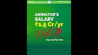 Does Animator Really Get ₹1.5 Crore Salary? | What is the salary of a 3d Animator | Industry Insight