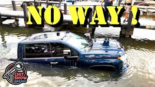 New Truck Sinks at the Boat Ramp !  Caught on Film ! (Chit Show)