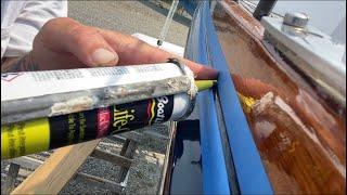 BOAT LIFE!! LIFE CAULK. Fast, clean way to caulk your toe rail/rubrail!! No MESS!!