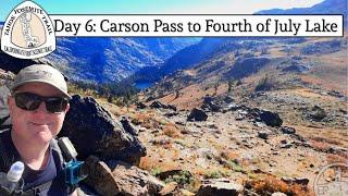 Rediscovering the Tahoe-Yosemite Trail (Day 6): Carson Pass to Fourth of July Lake