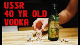 Moskovskaya USSR 40 year old Vodka