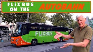 FUN ON THE AUTOBAHN (Flixbus): The road where speed limits don't apply.