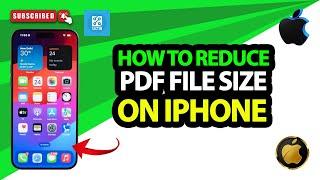 How to Reduce PDF file size in iphone & iPad 2024