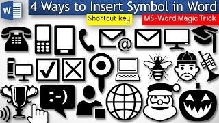 4 Different Ways to Insert Symbol in Word Using Shortcut Key