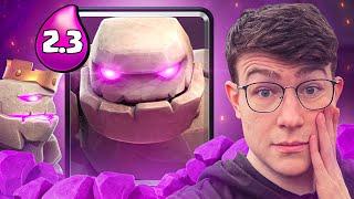 2.3 GOLEM CYCLE FASTEST DECK IN CLASH ROYALE!