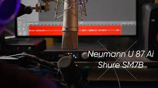 Neumann U 87 AiとShure SM7Bの音質を比較してみた