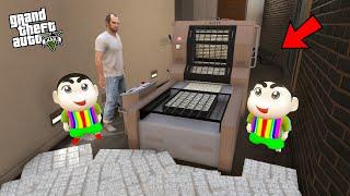 GTA 5 : FRANKLIN FOUND A MONEY PRINTING MACHINE 