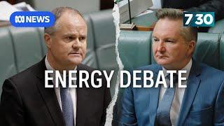 Renewables vs nuclear: Chris Bowen and Ted O’Brien debate Australia’s energy future | 7.30