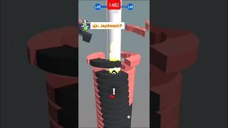 level 1482 happy stack ball game  #totalgaming #ballgame #shorts  #gaming #stackball #viral