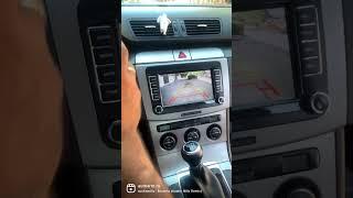 Installation of Passat B6 Multimedia Android Navigation parking camera ️