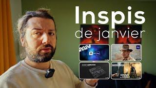 Les Inspis de Janvier ! - Curation vidéo Janvier 2024