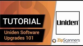 Uniden Software Upgrades 101