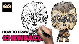 How to draw CHEWBACCA | STAR WARS - 츄바카 그리기 | 스타 워즈