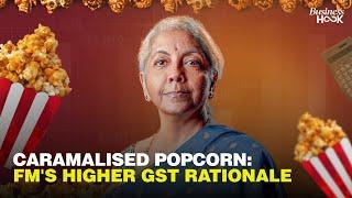 FM Nirmala Sitharaman Explains GST on Caramelised Popcorn